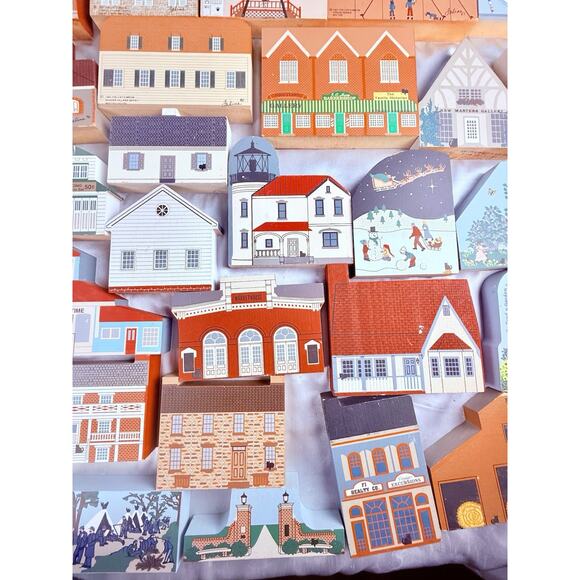 Rare Huge Lot 47 Cat’s Meow Village Signed Faline 1987–1997 Civil War Series - Picture 7 of 15